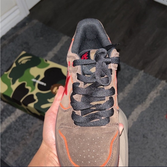 Bapestas sk8 Brown and red color way - Picture 5 of 7